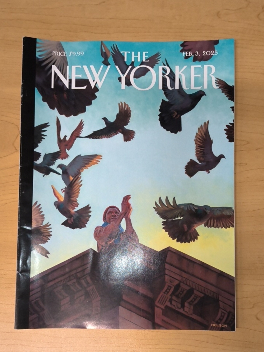 The New Yorker Magazine Kadir Nelson’s “Messenger”:Feb 3, 2025